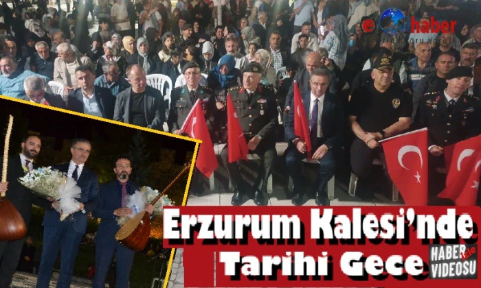 107. Yılında Erzurum Kongresi: Tarihi Kale&rsquo;de Coşkulu Kutlama