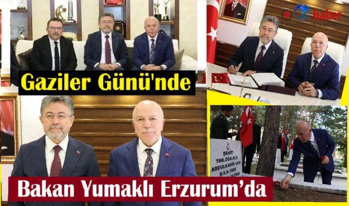 Bakan Yumaklı Erzurum&rsquo;da Tarım ve Ormancılık Yatırımlarını Değerlendirdi