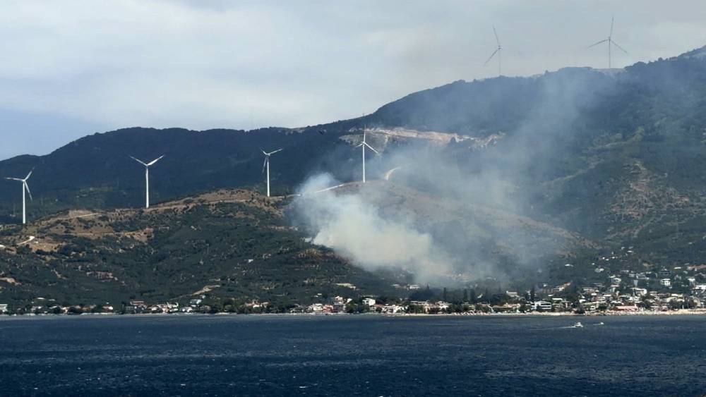 Marmara&rsquo;da orman yangınına neden olan ş&uuml;pheli g&ouml;zaltına alındı
