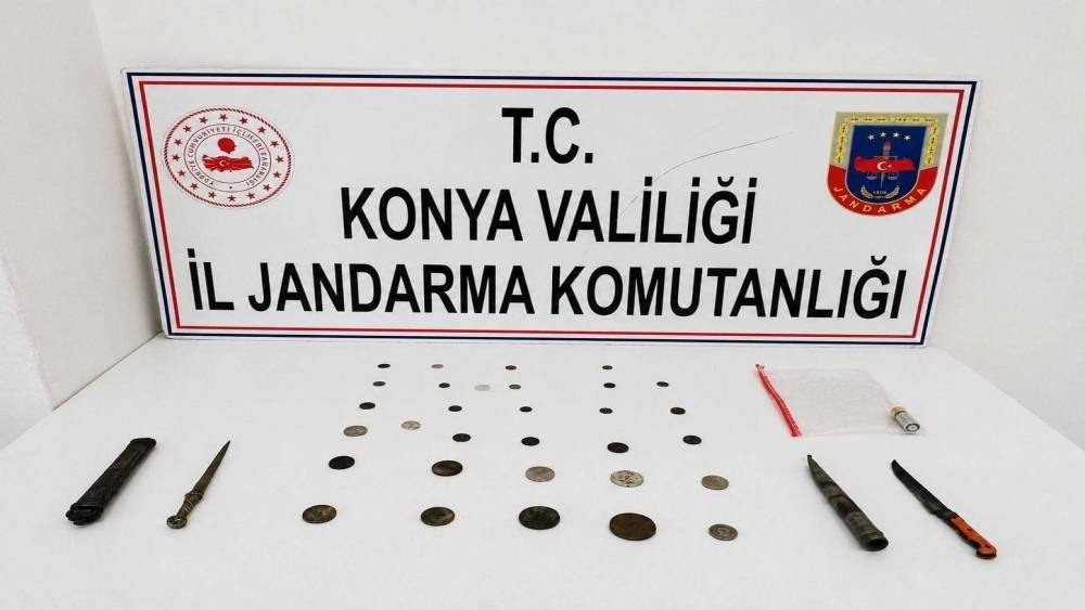 Konya&rsquo;da tarihi eser operasyonu
