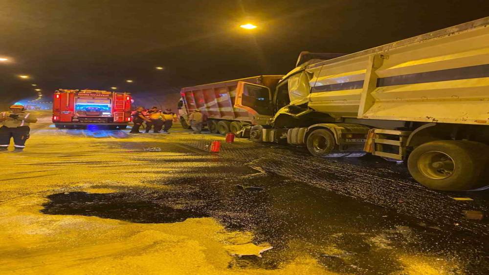 T&uuml;nel i&ccedil;inde &ccedil;arpıştılar: 1 yaralı
