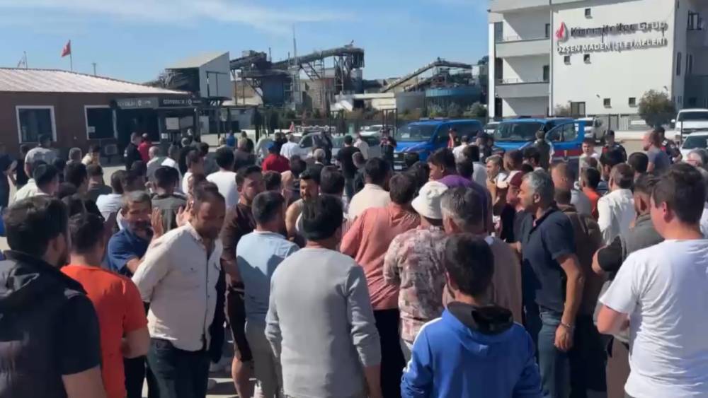 Edirne&rsquo;de maden iş&ccedil;ilerinin eylemi 13&rsquo;&uuml;nc&uuml; g&uuml;n&uuml;nde
