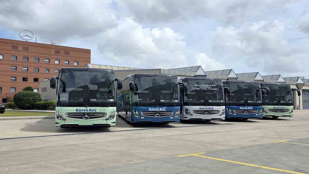 Modelsan, 5 yeni Mercedes Travego otob&uuml;s&uuml; K&acirc;mil Ko&ccedil; filosuna dahil etti
