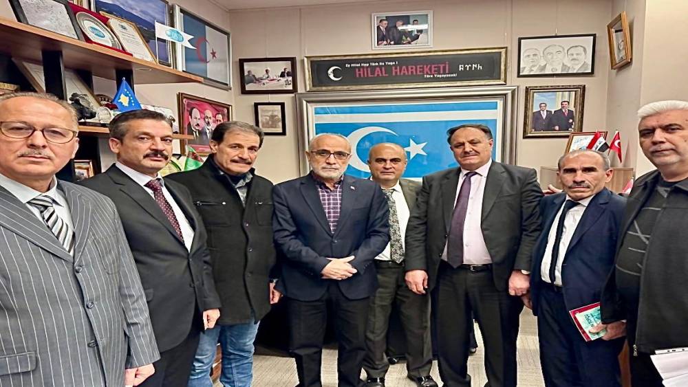 Cumhurbaşkanı Başdanışmanı Top&ccedil;u, Suriye T&uuml;rkmenlerinden oluşan heyeti kabul etti
