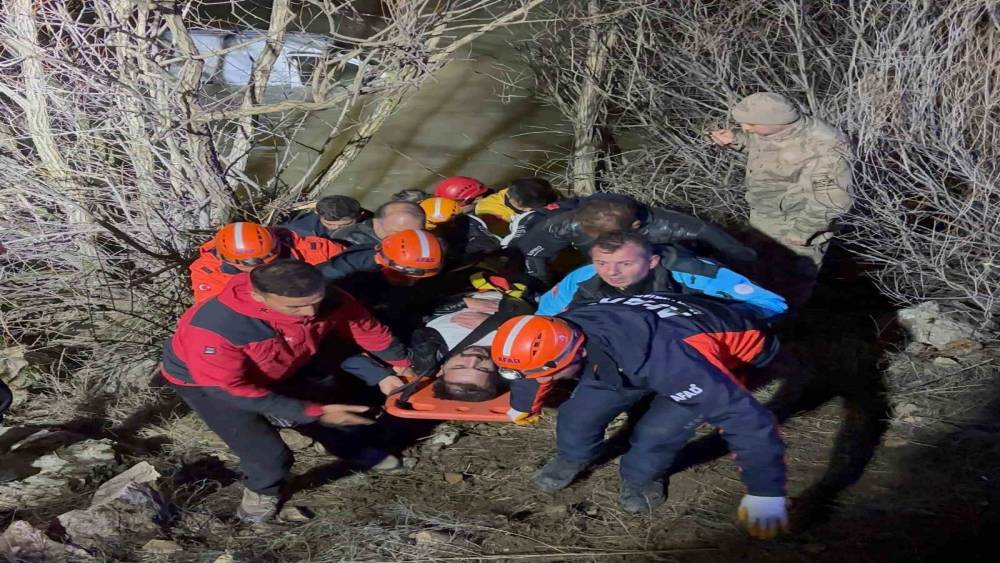 Erzurum&rsquo;da nefes kesen kurtarma operasyonu
