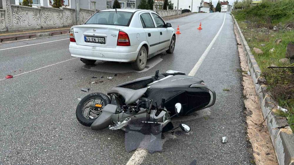 Tavşanlı&rsquo;da trafik kazası: 1 yaralı
