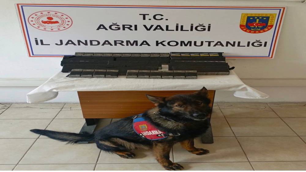 Diyadin&rsquo;de 180 paket ka&ccedil;ak sigara yakalandı
