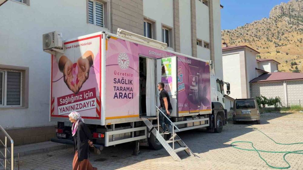 Uludere&rsquo;de iki haftada 872 kanser taraması yapıldı
