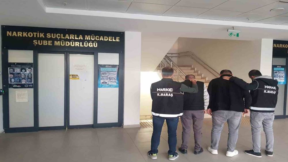 Kahramanmaraş’ta uyuşturucuya 3 tutuklama
