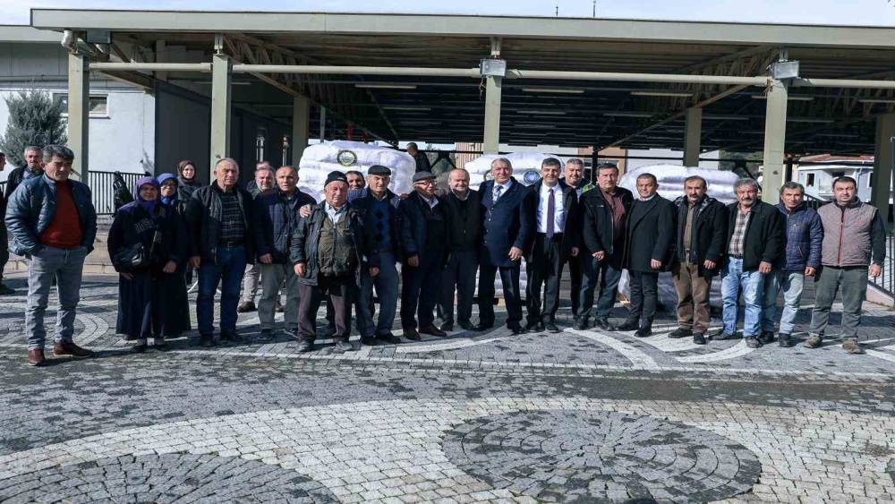 Bursa&rsquo;da kırsal &uuml;retime B&uuml;y&uuml;kşehir&rsquo;den destek
