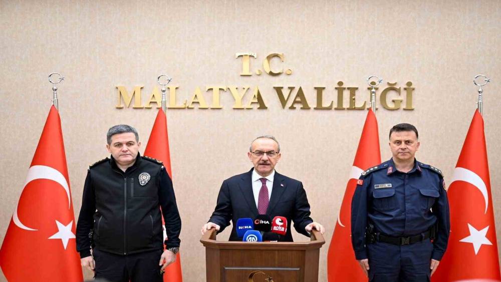 Malatya Valisi Seddar Yavuz: "Su&ccedil; oranlarında d&uuml;ş&uuml;ş var"
