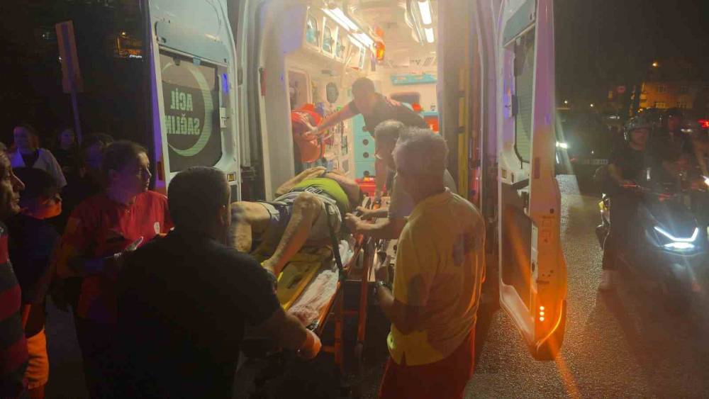 Kontrolden &ccedil;ıkan otomobil takla attı: 1 yaralı
