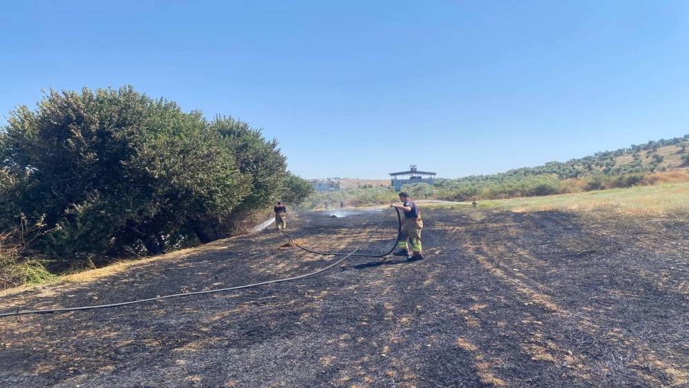 Antakya&rsquo;da otluk alan yangını kontrol altına alındı
