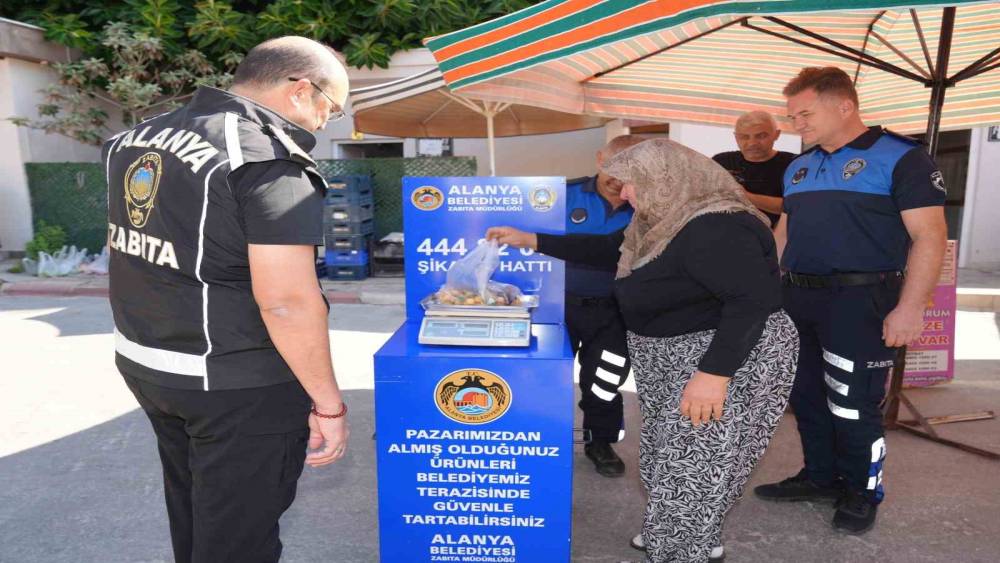 Alanya&rsquo;da &rsquo;g&uuml;ven terazisi&rsquo; uygulaması başlatıldı
