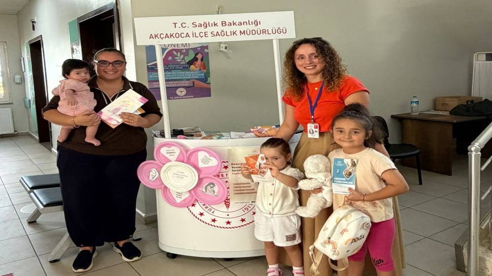 Ak&ccedil;akoca&rsquo;da "Sağlıklı Anne Sağlıklı Nesil" i&ccedil;in farkındalık &ccedil;alışması
