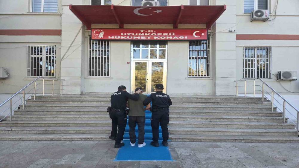Edirne&rsquo;de cinayet ş&uuml;phelisi kısa s&uuml;rede yakalandı
