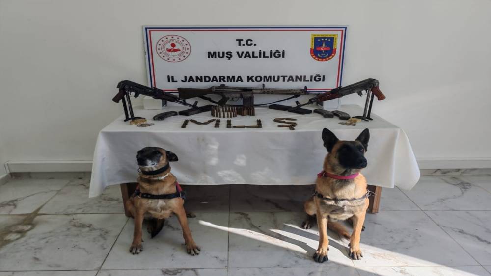 Muş’ta ruhsatsız 3 uzun namlulu silah ele geçirildi
