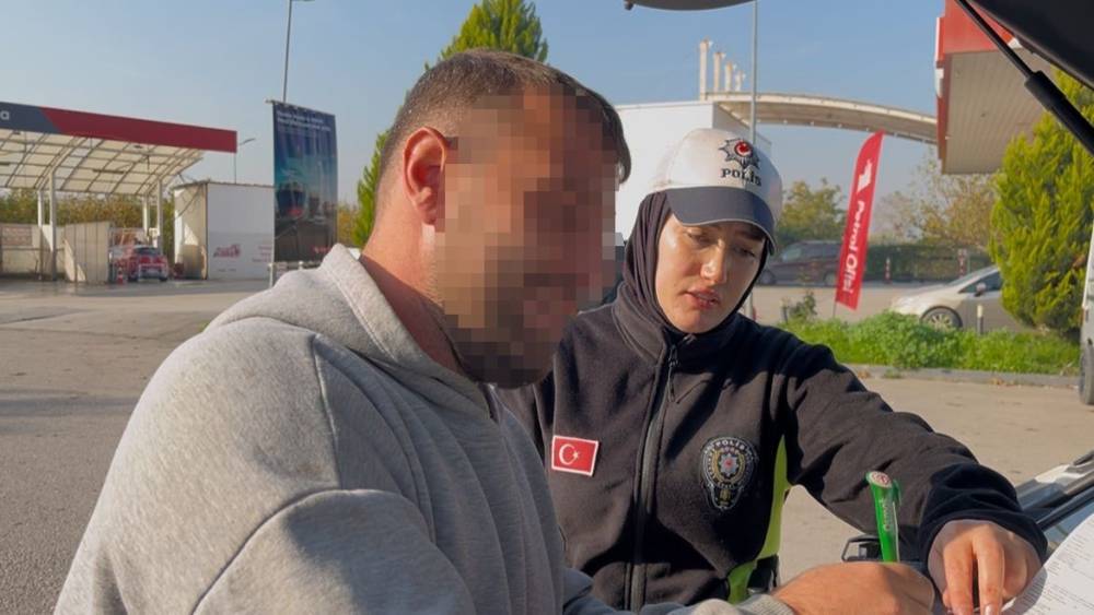 Kendi hatasının faturasını polise kesmeye çalıştı 