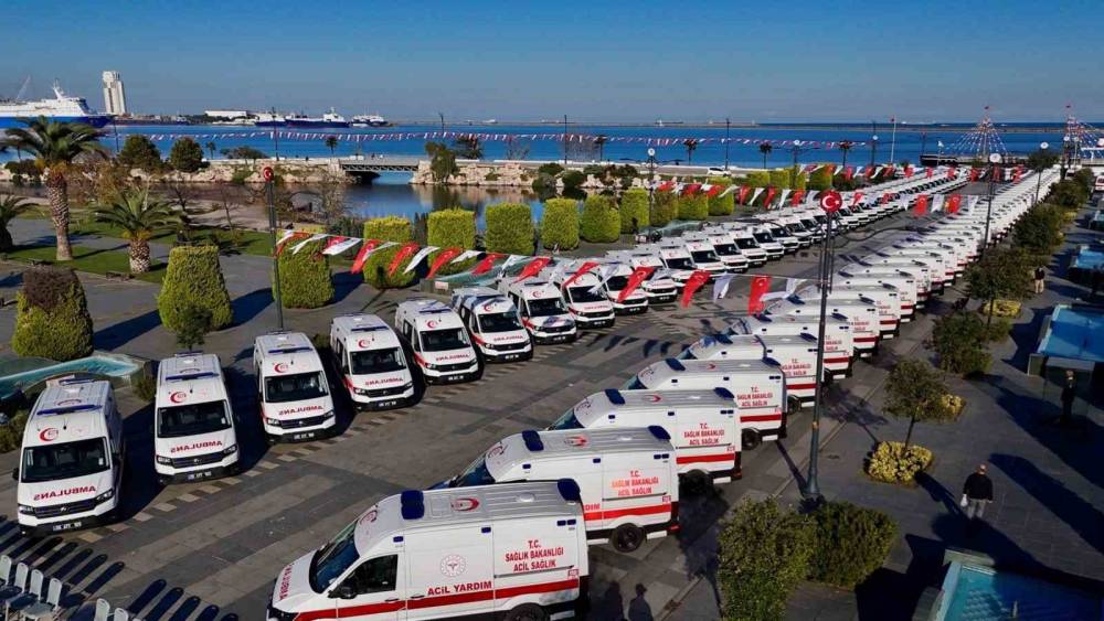Samsun’a 100 yeni ambulans: Filodaki araç sayısı 60’tan 160’a çıkıyor

