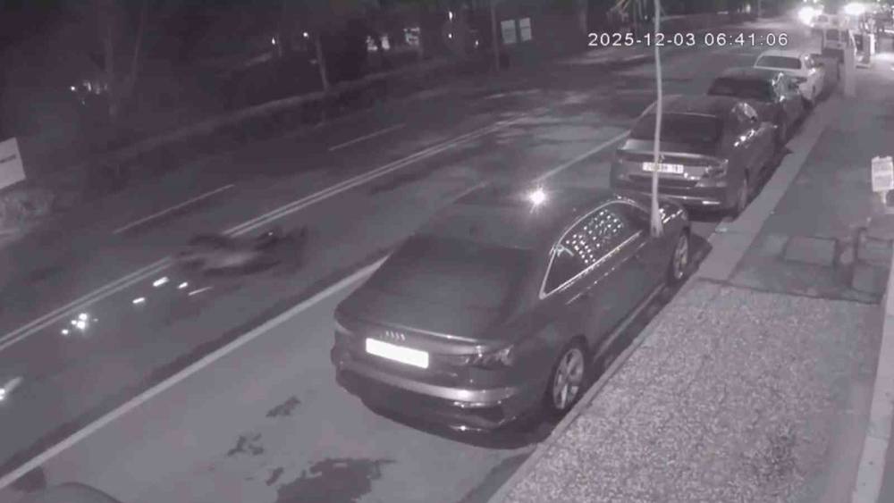 Hayatını kaybeden motosikletlinin kaza anı görüntüleri ortaya çıktı
