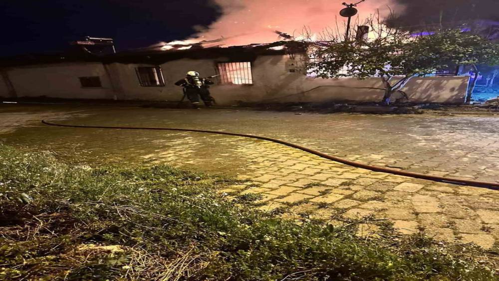 Aydın&rsquo;da bir evde yangın &ccedil;ıktı
