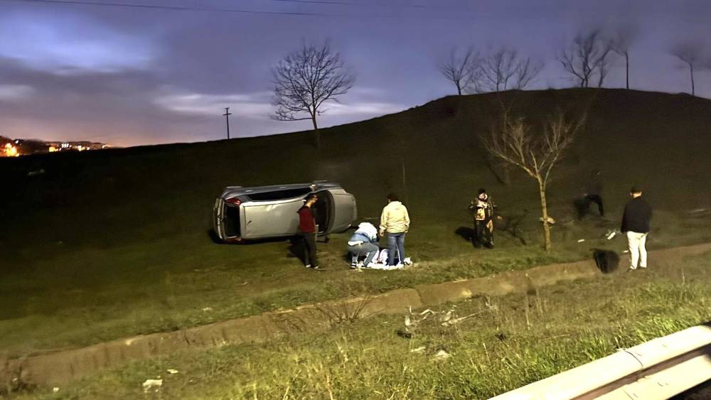 Şarampole u&ccedil;tu, 5. kez alkoll&uuml; &ccedil;ıkınca 390 bin lira ceza yedi
