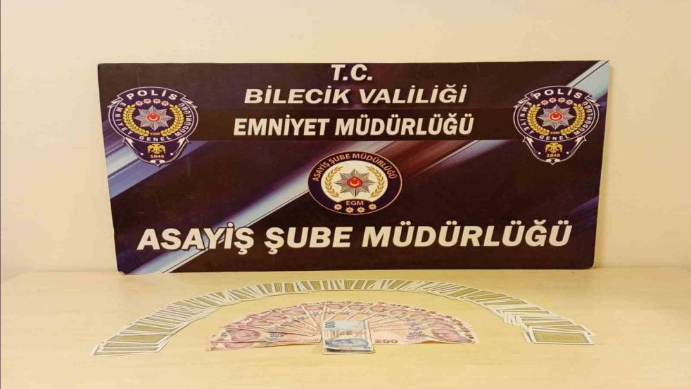 Bilecik&rsquo;te kumar baskını: 7 kişiye 95 bin lira ceza

