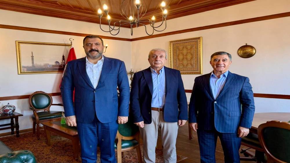 Mustafa Fidan ve Engin Yeşil&rsquo;den Mehmet Mehdi Eker&rsquo;e Ziyaret
