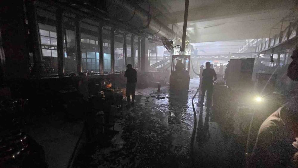 Kahramanmaraş&rsquo;ta fabrika yangını
