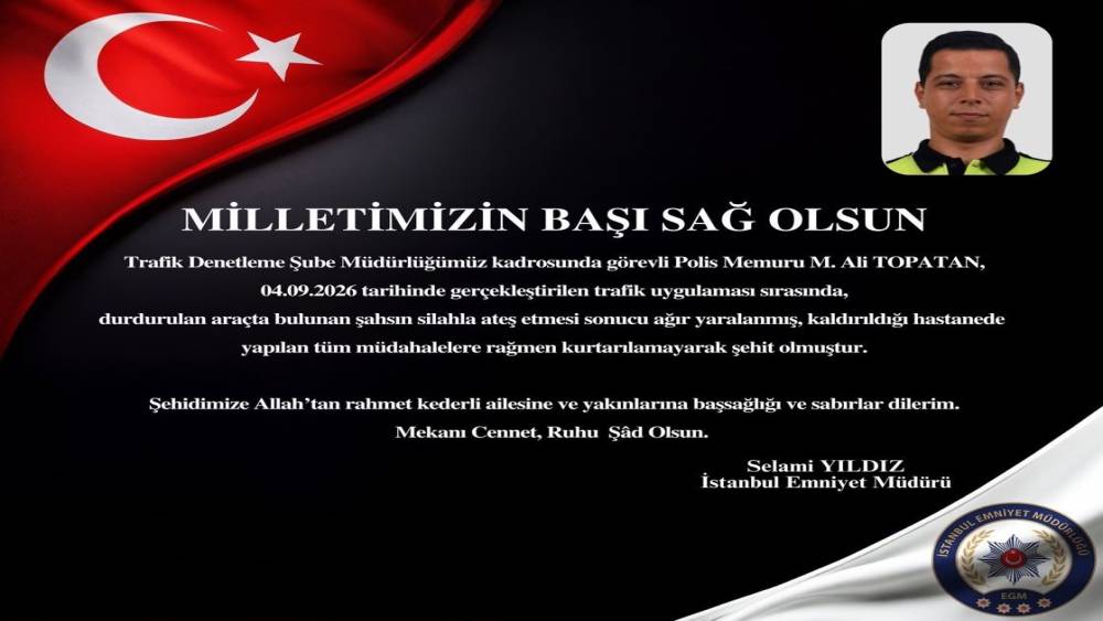 Esenyurt&rsquo;ta uygulama &uuml;zerinden &ccedil;ağrılan taksici tarafından vurulan polis memuru şehit oldu
