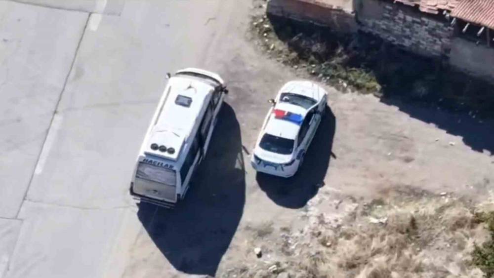 Ara sokaklara ka&ccedil;tı, dron takibinden kurtulamadı: 11 bin 629 lira ceza
