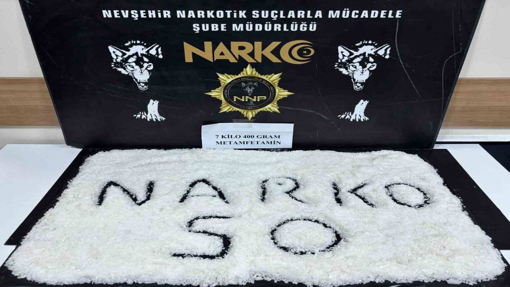 Aracın stepnesinde 7 kilo uyuşturucu çıktı
