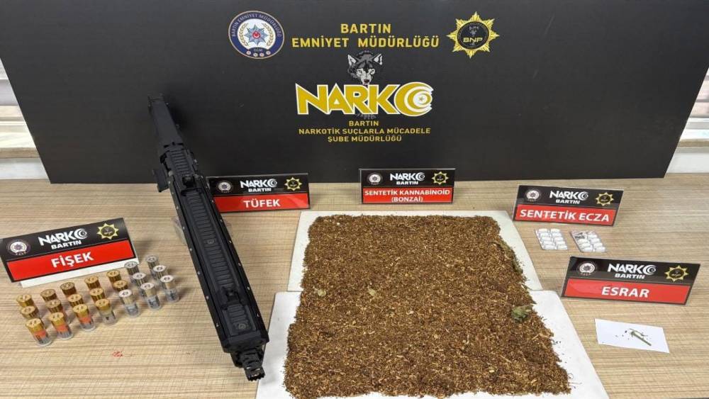Bartın&rsquo;da uyuşturucu operasyonu: 6 g&ouml;zaltı
