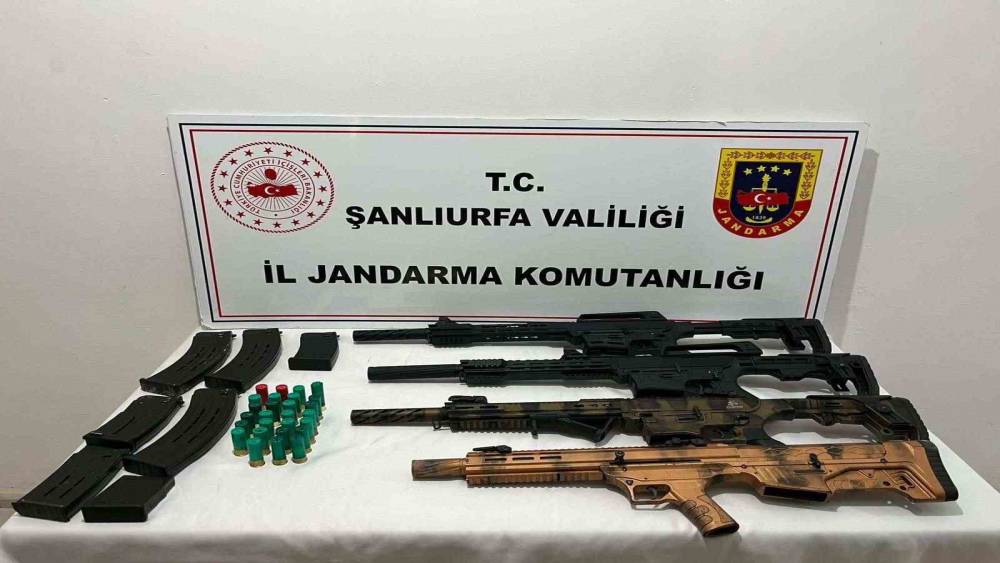 Şanlıurfa&rsquo;da silah ka&ccedil;ak&ccedil;ılığı operasyonu: 3 g&ouml;zaltı
