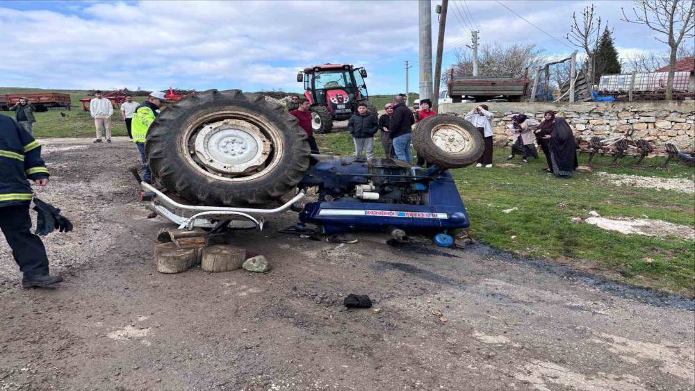 Trakt&ouml;r kazasında 1 kişi hayatını kaybetti
