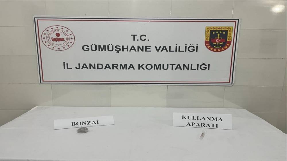 G&uuml;m&uuml;şhane&rsquo;de uyuşturucu operasyonunda 1 ş&uuml;pheli yakalandı
