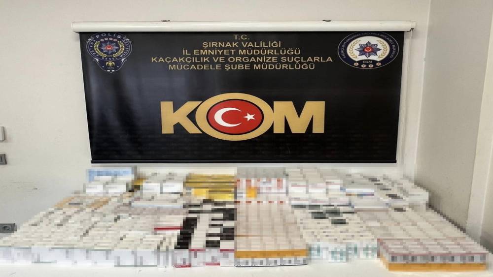 Şırnak&rsquo;ta 6 milyon liralık ka&ccedil;ak malzeme ele ge&ccedil;irildi
