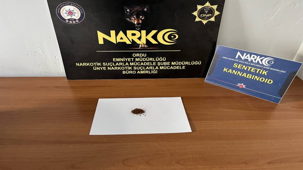 Ordu&rsquo;da uyuşturucu operasyonu
