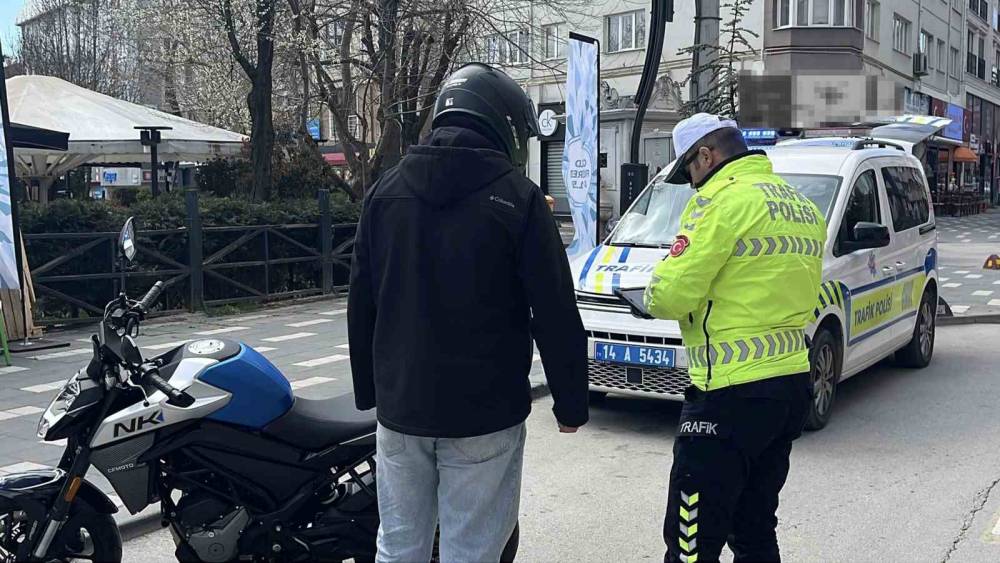Bolu&rsquo;da kural ihlali yapan bin 600 s&uuml;r&uuml;c&uuml;ye ceza
