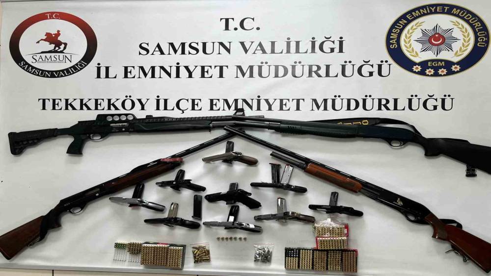 Samsun&rsquo;da ruhsatsız silah operasyonu
