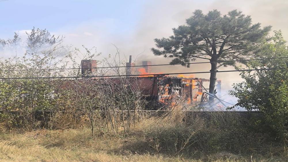 Tekirdağ&rsquo;da korkutan yangın itfaiye ekipleri ve &ccedil;ift&ccedil;iyi harekete ge&ccedil;irdi
