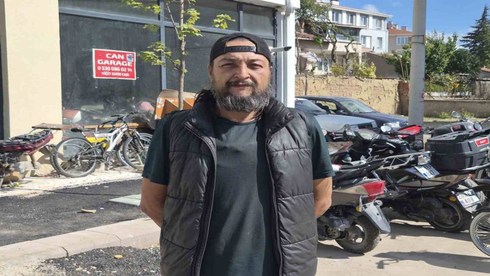 Hırsızların &ccedil;aldığı motosiklet nedeniyle tamirci mağdur oldu

