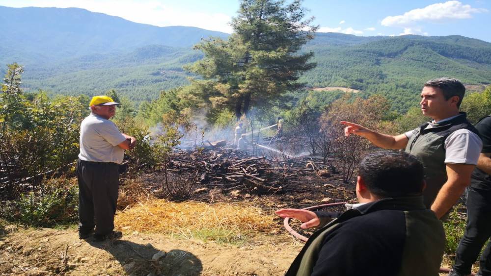 Burdur&rsquo;da orman yangını ekiplerin m&uuml;dahalesiyle s&ouml;nd&uuml;r&uuml;ld&uuml;
