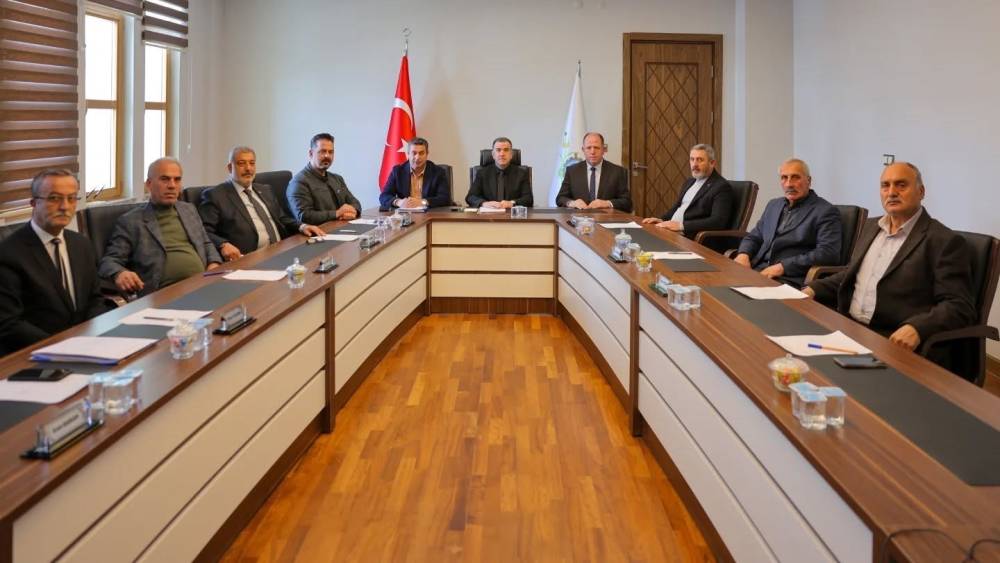 2026 yılı yatırımları toplantıda değerlendirildi
