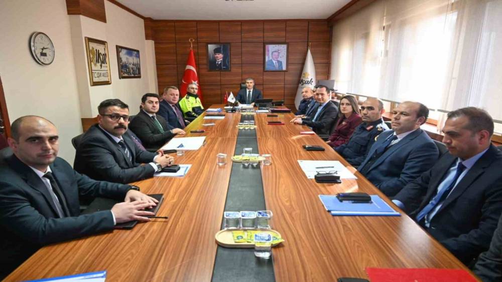 Uşak&rsquo;ta İl G&uuml;venlik Asayiş ve Koordinasyon Kurulu toplandı
