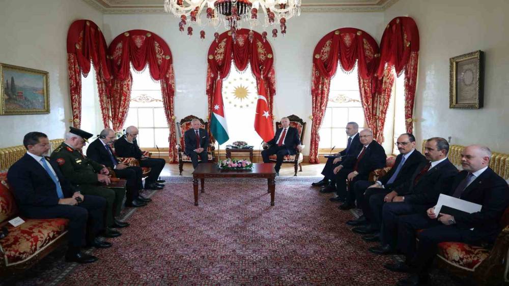 Cumhurbaşkanı Erdoğan, &Uuml;rd&uuml;n Kralı 2. Abdullah ile bir araya geldi
