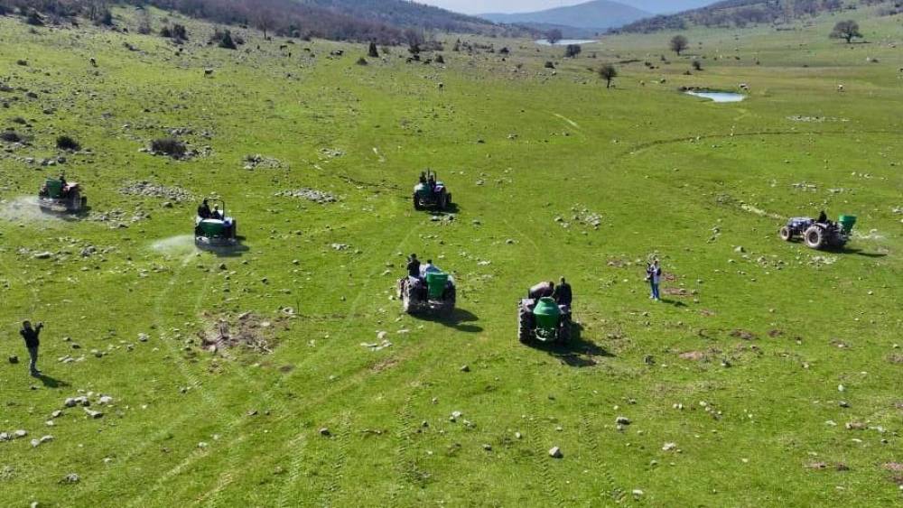 Manisa&rsquo;da meralara 8,5 tonluk bereket
