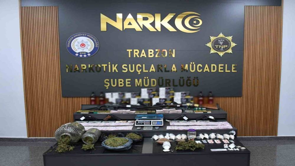 Trabzon merkezli 5 ilde uyuşturucu operasyonu
