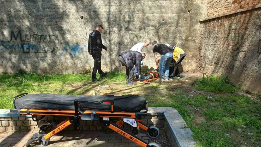 Ot toplamak istedi, 5 metreden aşağı d&uuml;şt&uuml;
