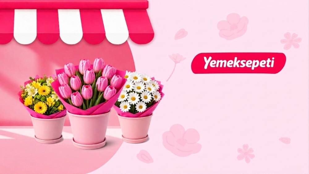 Yemeksepeti, &lsquo;&Ccedil;i&ccedil;ek&rsquo; kategorisini Anneler G&uuml;n&uuml; &ouml;ncesinde a&ccedil;tı
